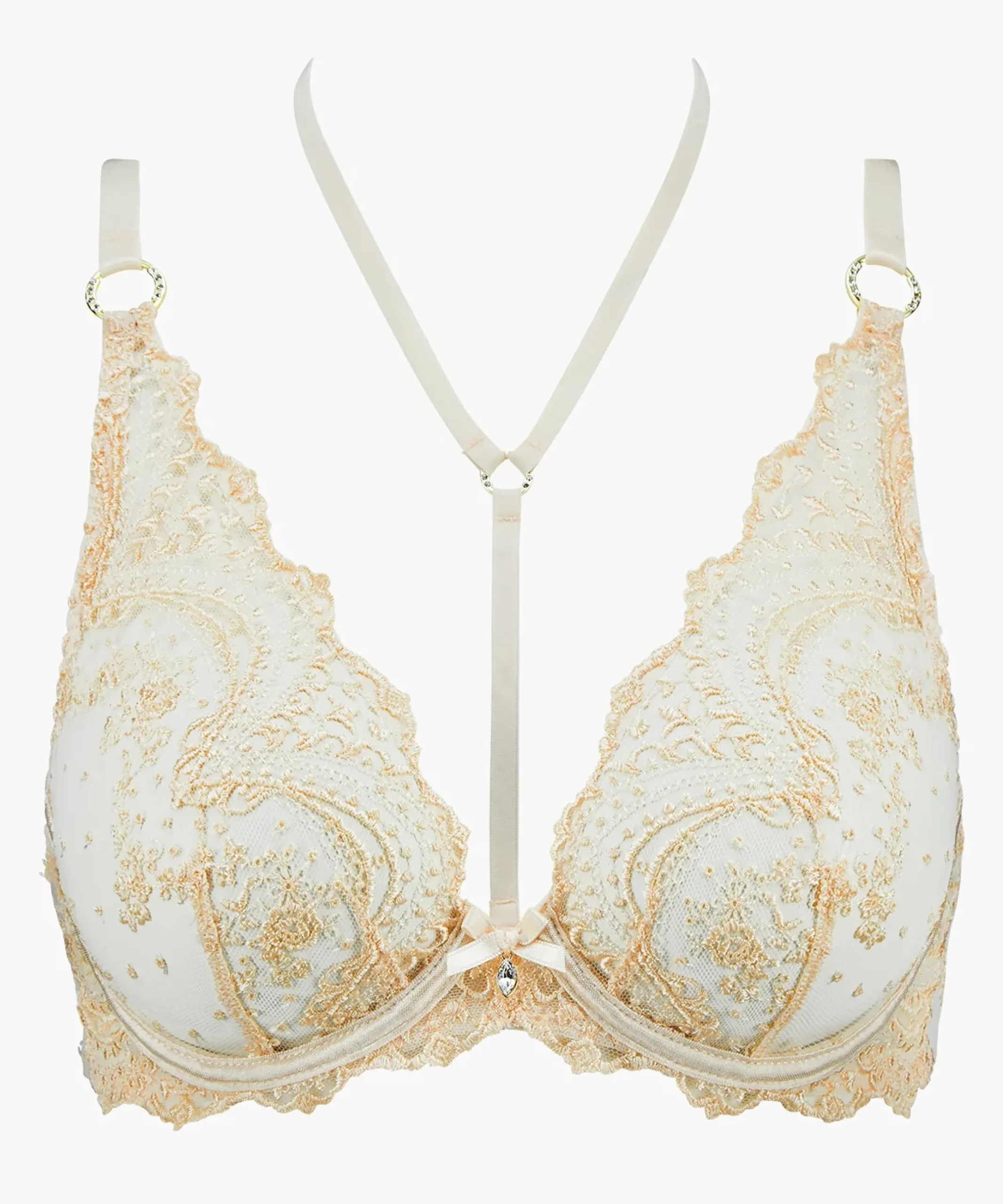 Écrin Noir Soutien-gorge Triangle avec armatures