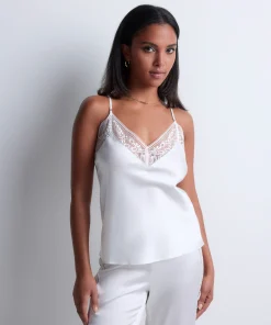 Midnight Whisper Top à fines bretelles