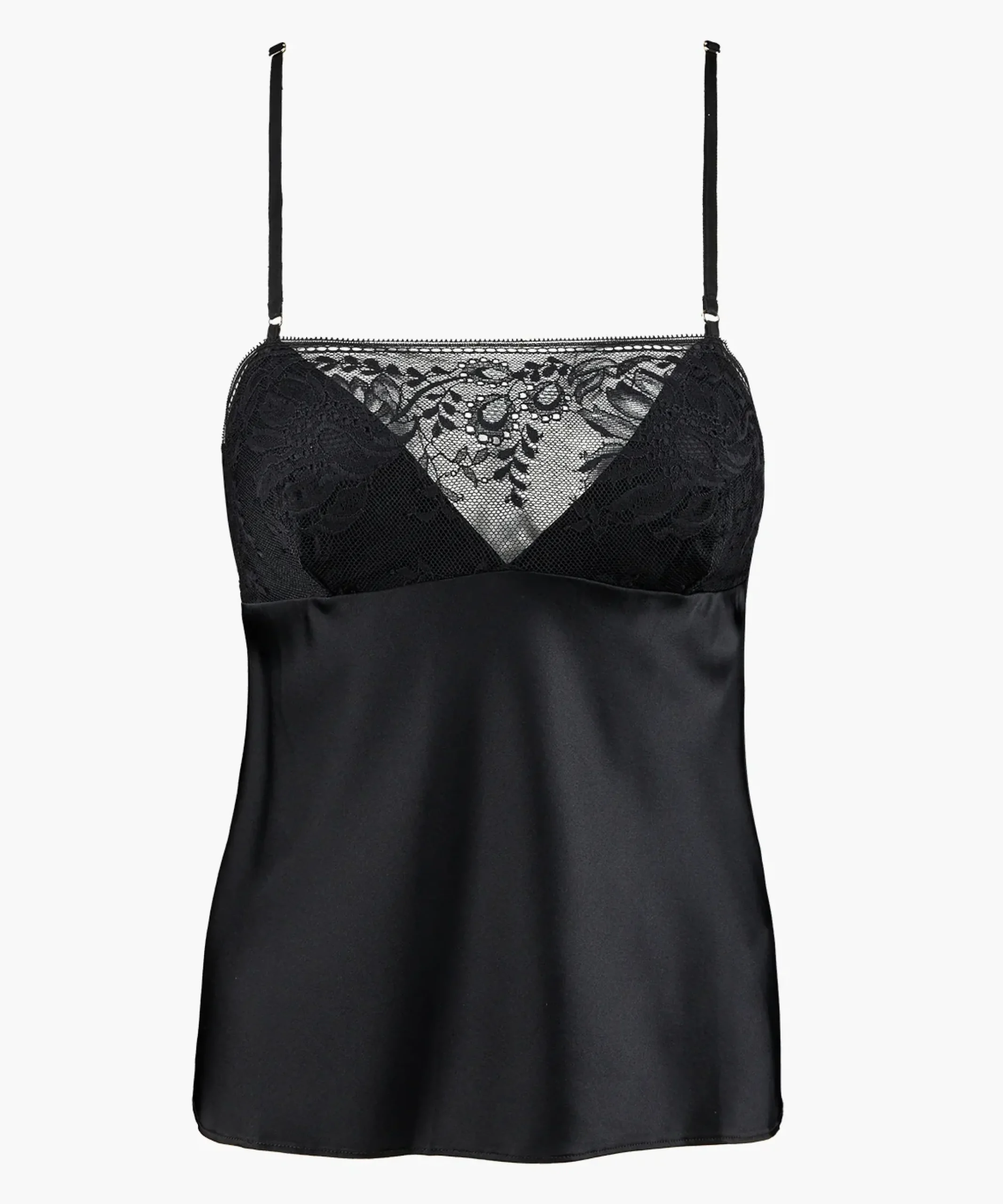 Midnight Whisper Top à fines bretelles