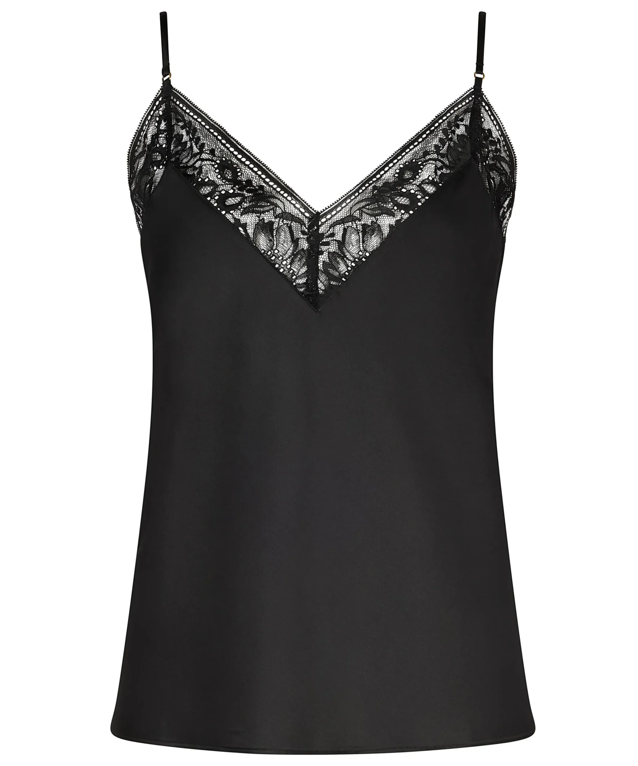 Midnight Whisper Top à fines bretelles