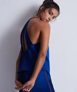 Silk Desire Top à fines bretelles