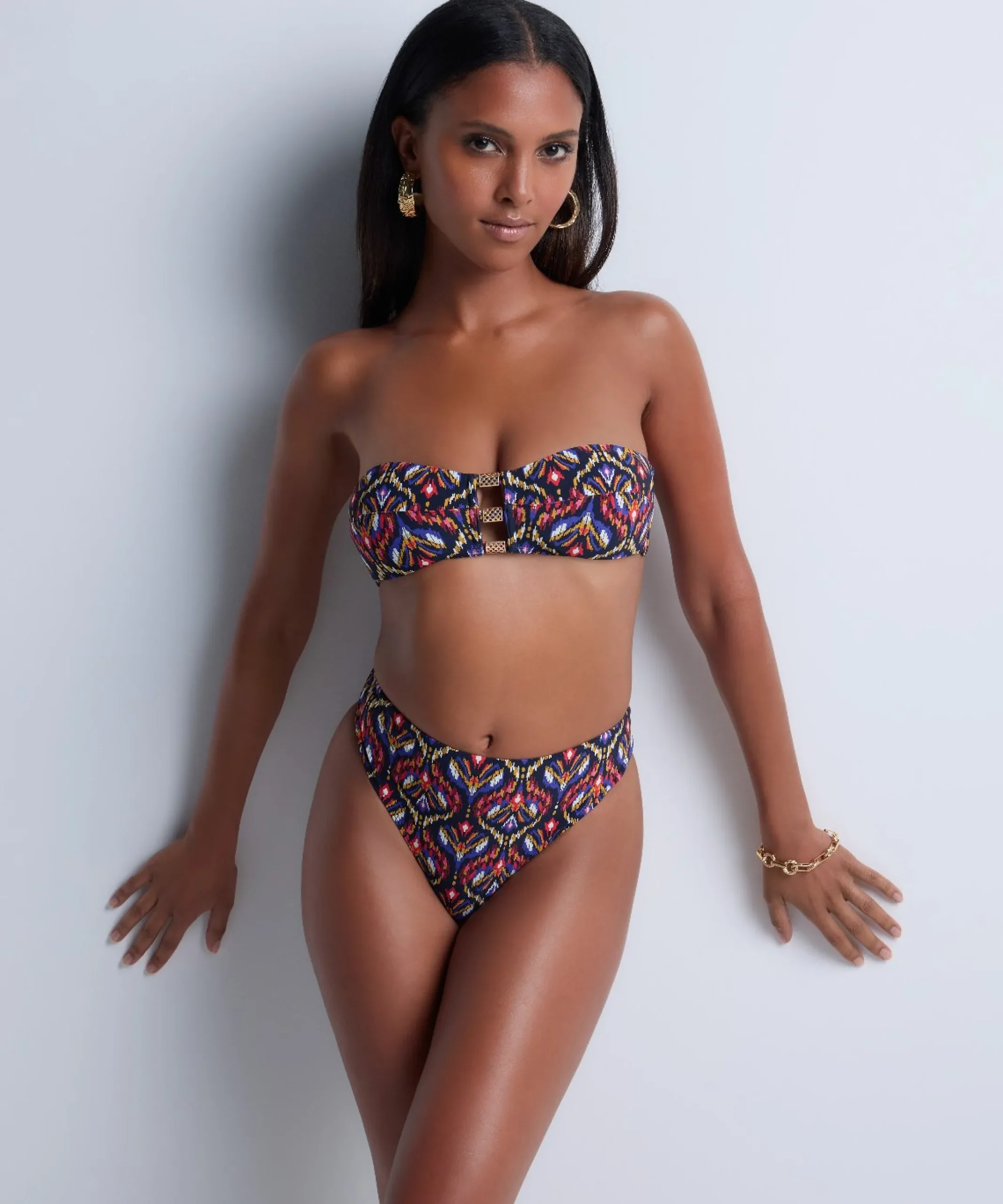 Sunkissed Allure Bas de maillot de bain taille haute
