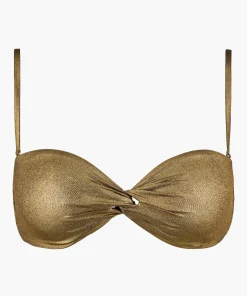 Sunlight Glow Haut de maillot de bain Bandeau coques amovibles